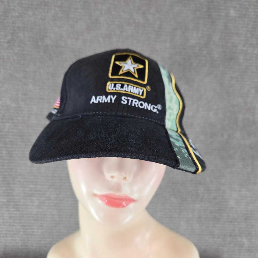 NASCAR Mens OSFM Black Ryan Newman 39 US Army Strong Camo Baseball Hat